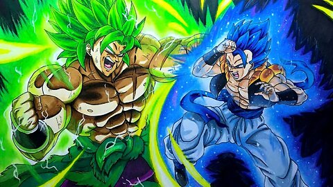 Best Anime Fight - Gogeta (Goku & Vegeta) vs Broly