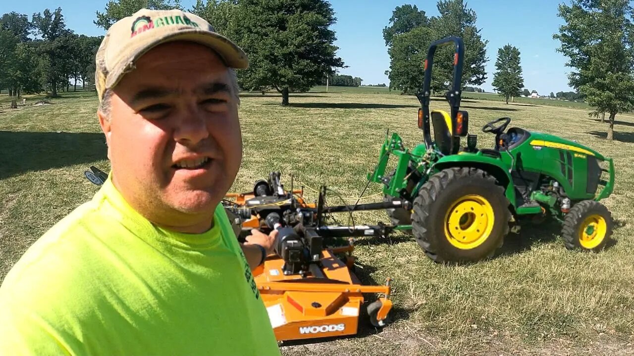 FAST & LOUD!! Can the Turf Batwing Finish the Job? Hayfield Into LUSH LAWN!