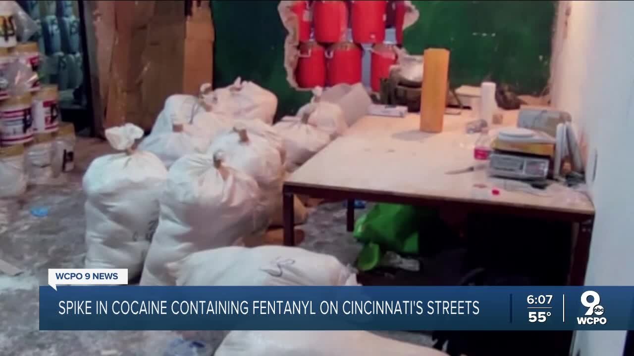 Spike in cocaine containing fentanyl on Cincinnati's streets