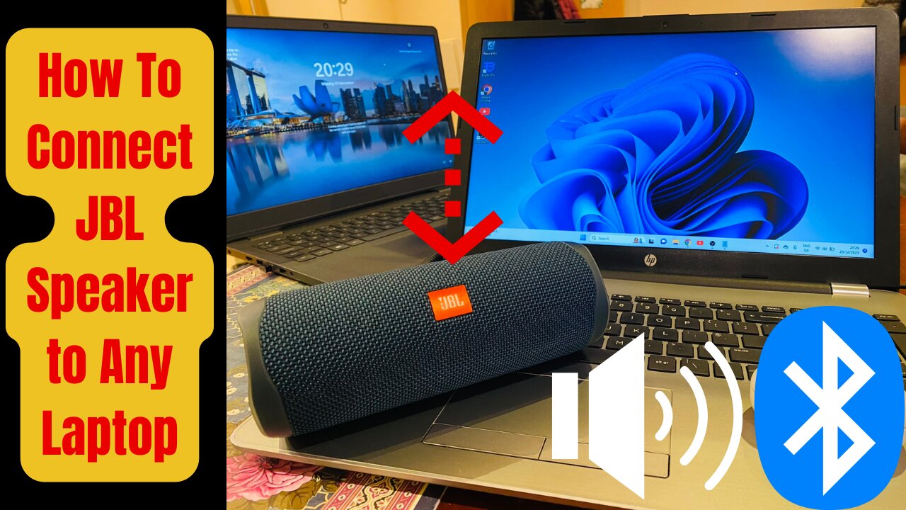 How to Connect Your JBL Flip 5 Bluetooth Speaker to Any Laptop or PC!