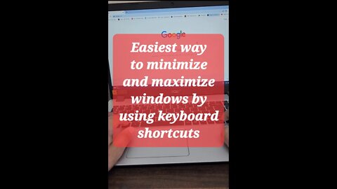 Easiest way to minimize and maximize windows by using keyboard shortcuts #shorts #youtubeshorts