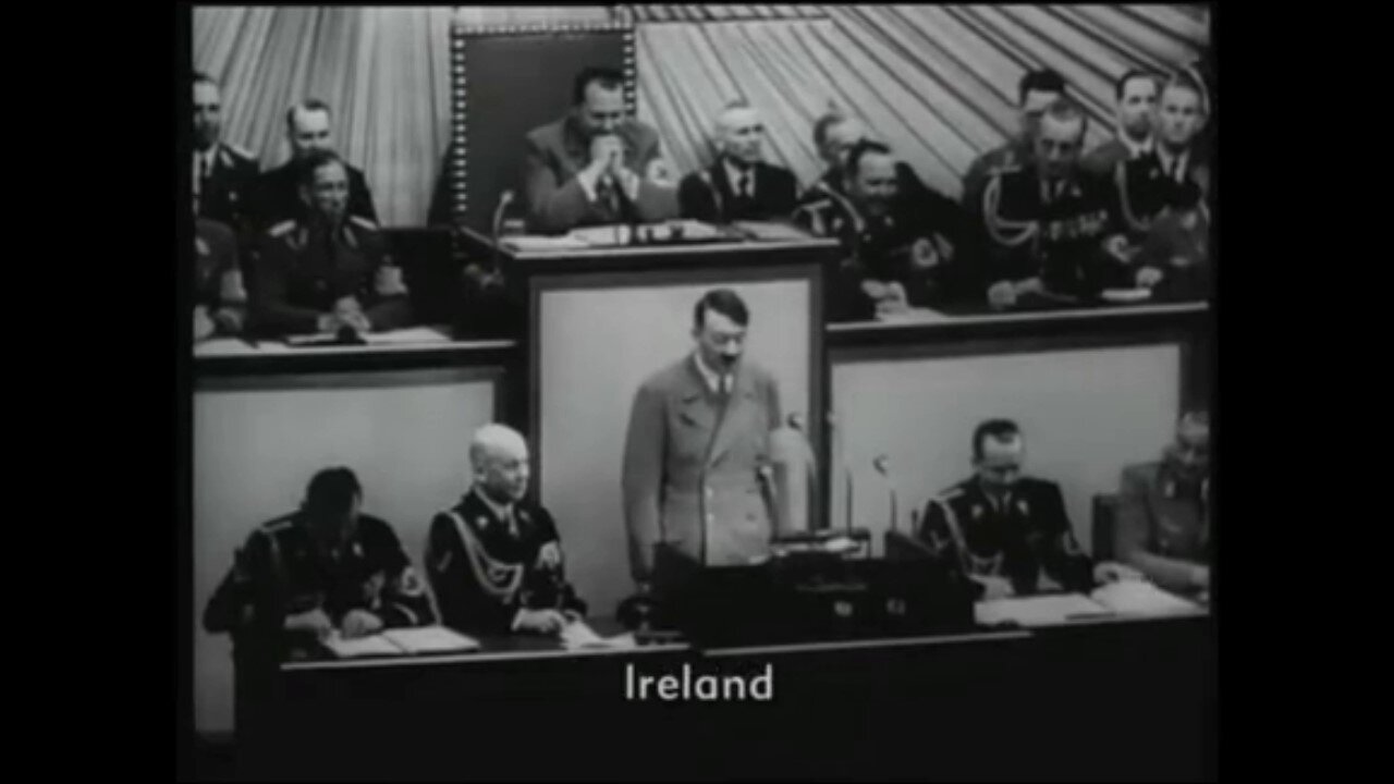 Adolf Hitler mentions Ireland and Palestine