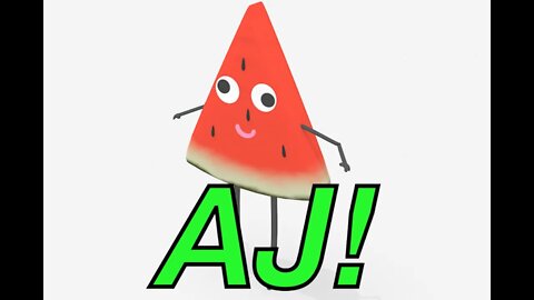 Happy Birthday AJ! - WATERMELON Birthday Song