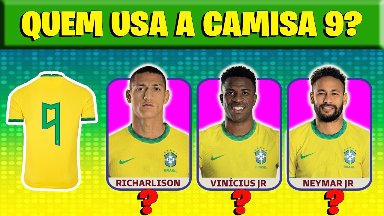 ADIVINHE QUAL JOGADOR DA SELEÇÃO USA A CAMISA! QUAL É O JOGADOR?