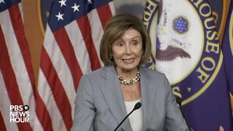 Nancy Pelosi drunk/plastered & snaps at reporter - super cringe Pelosi rambles about courage #drunk