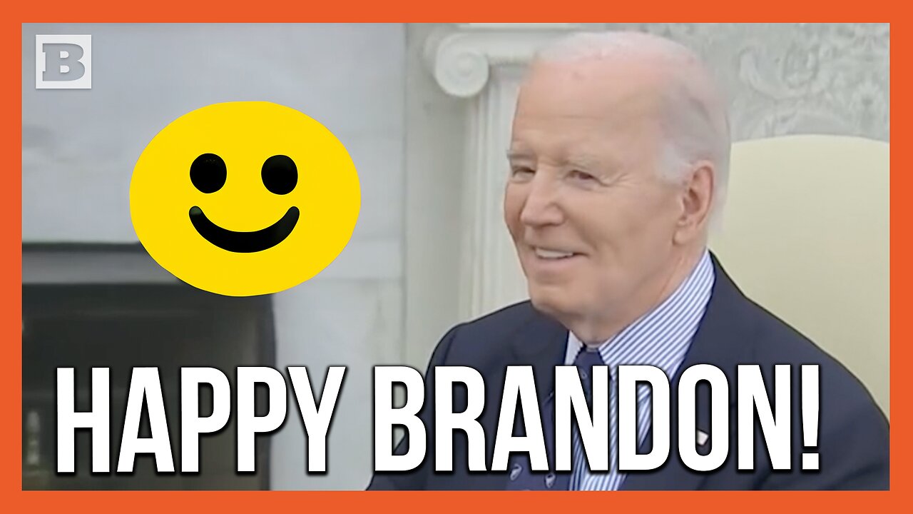 So Relaxed! President Joe Biden Sits Back, Smiles, Ignores the Media