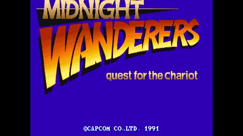 Three Wonders Midnight Wanderers Arcade Game, Capcom 1991, playthrough