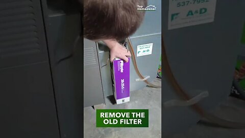 Change Your Furnace Filter in 33 Seconds #shorts