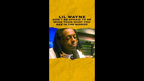 @liltunechi Don’t be afraid to be more than what you see in the mirror