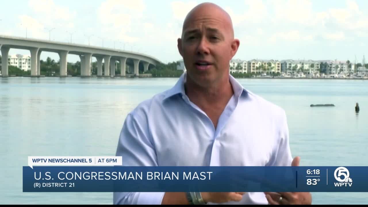 US Rep. Brian Mast introduces bills to protect Floridians from toxic water