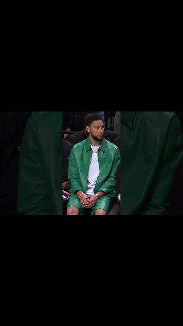 Ben Simmons Enjoying the BENCH with the Funky Play in outfit