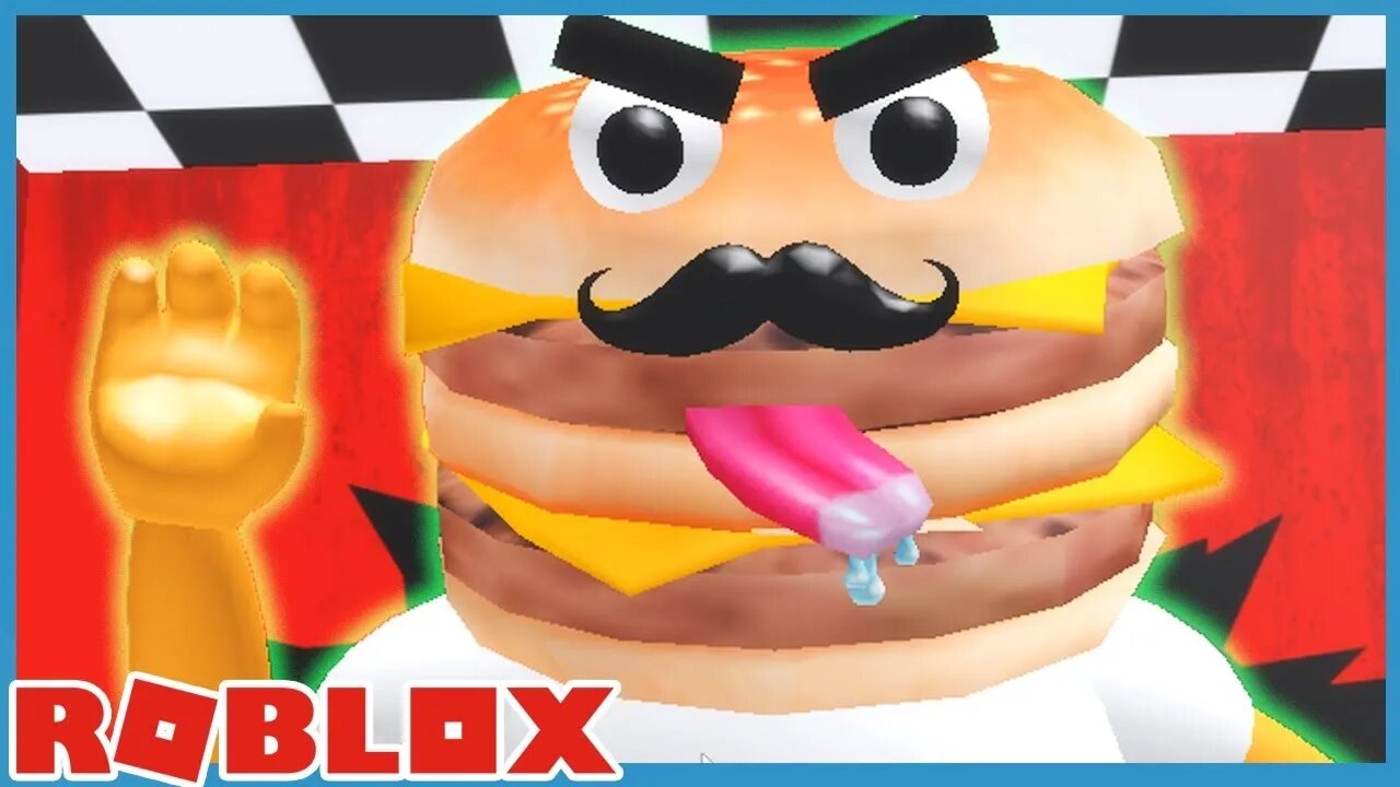 Roblox - ESCAPE DO CABEÇA DE HAMBÚRGUER (Escape Fast Food Obby)