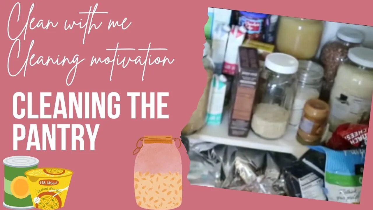 Cleaning motivation - Cleaning the Pantry // Clean with me