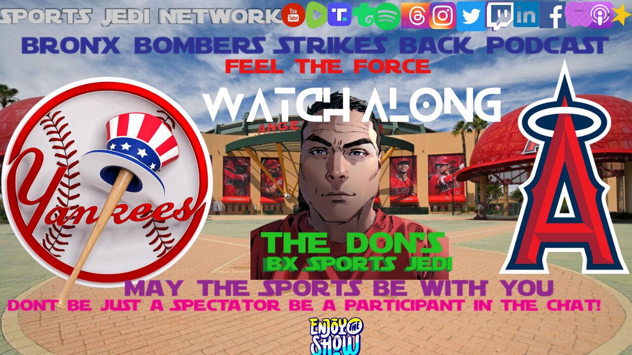 ⚾NEW YORK YANKEES @ Los Angeles Angels Live Reaction | WATCH ALONG |FEEL THE FORCE!