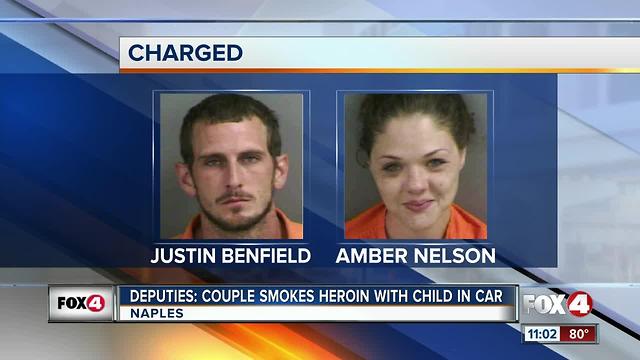 Couple Smokes Heroin in Front of Child