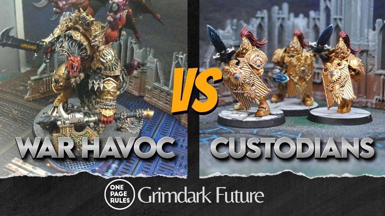 2000 pts Grimdark Future - Custodians v. Havoc