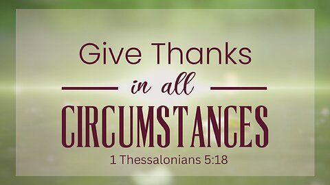 Give Thanks