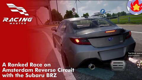 A Ranked Race on Amsterdam Reverse Circuit with the Subaru BRZ | Racing Master