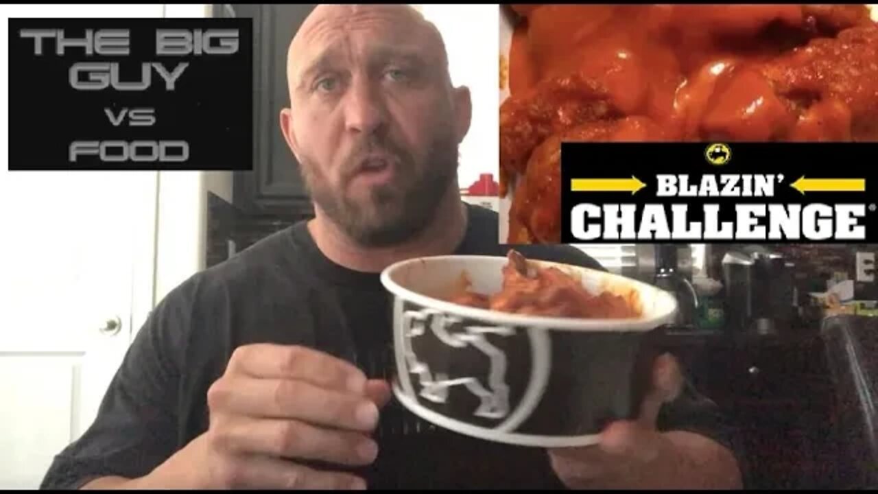 Ryback Blazin Buffalo Wild Wings Challenge While Reading Fan Mail - FEED ME MORE Food Mukbang