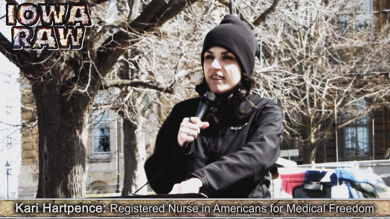 Nurse at Iowa Capitol Talks About Odd Direction in Medical Industry