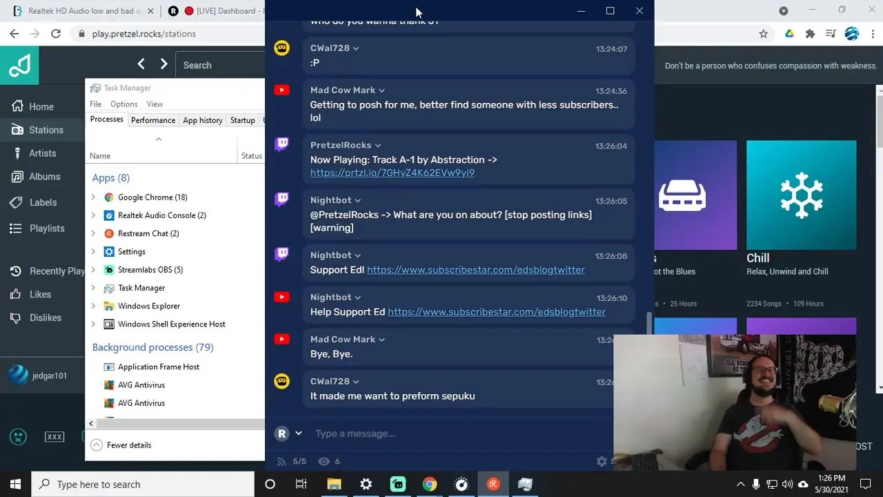 Test Stream for THE COMMAND CENTER