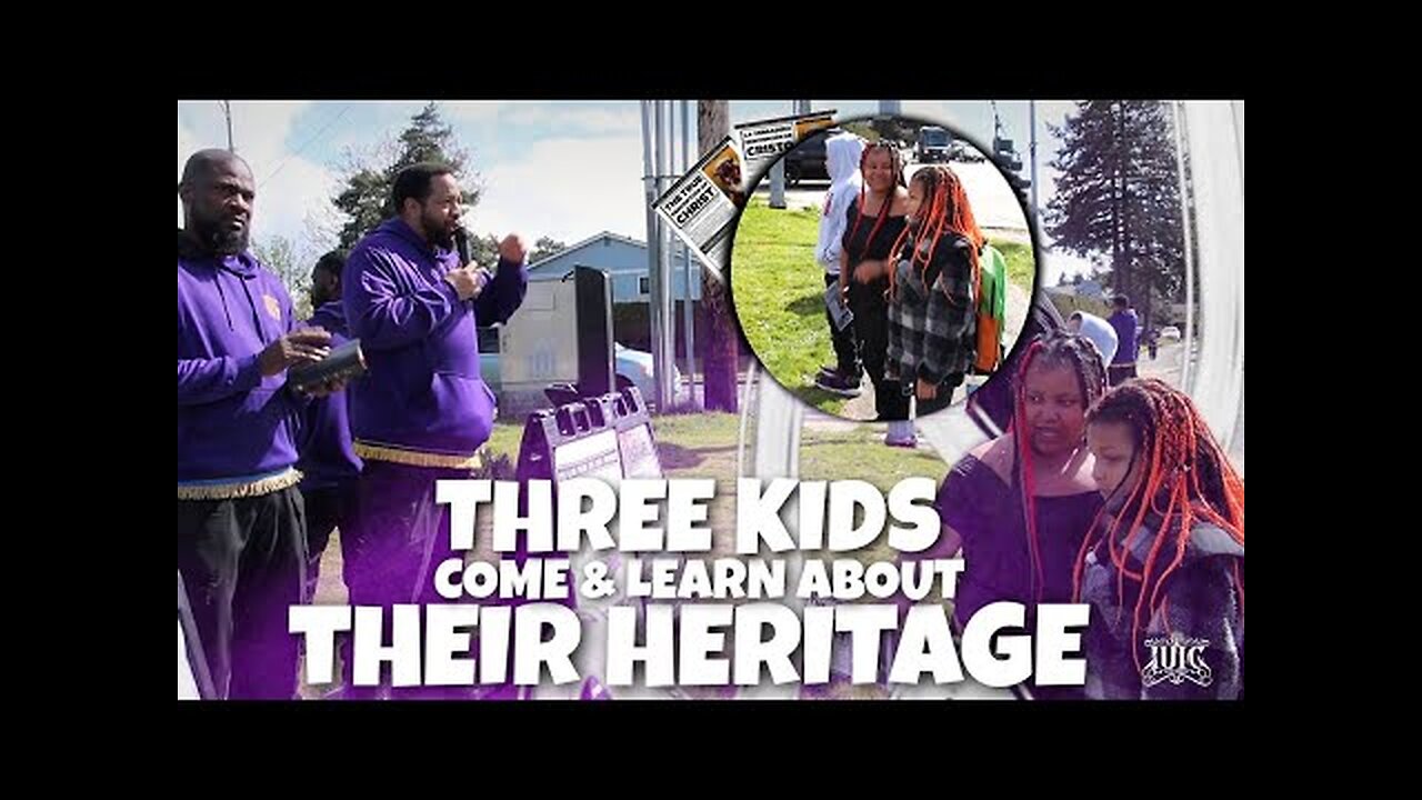 Three Kids Come And Learn About Their Heritage