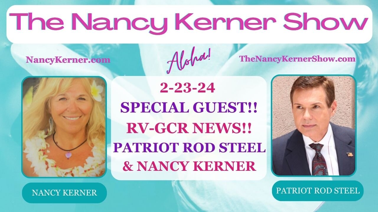 SPECIAL GUEST!! RV-GCR NEWS!! PATRIOT ROD STEEL & NANCY KERNER