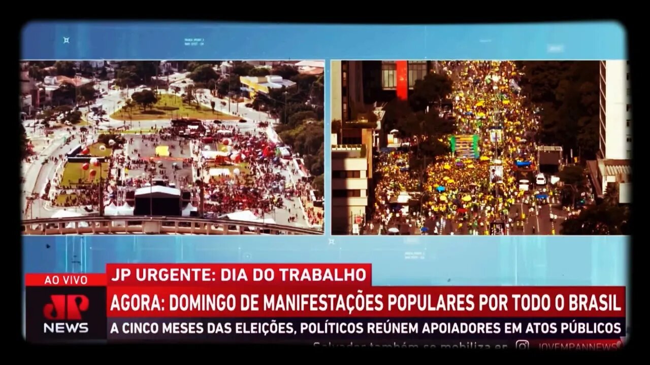 Simpatizantes de Bolsonaro por el Día del Trabajador en São Paulo superaron al PT de Lula