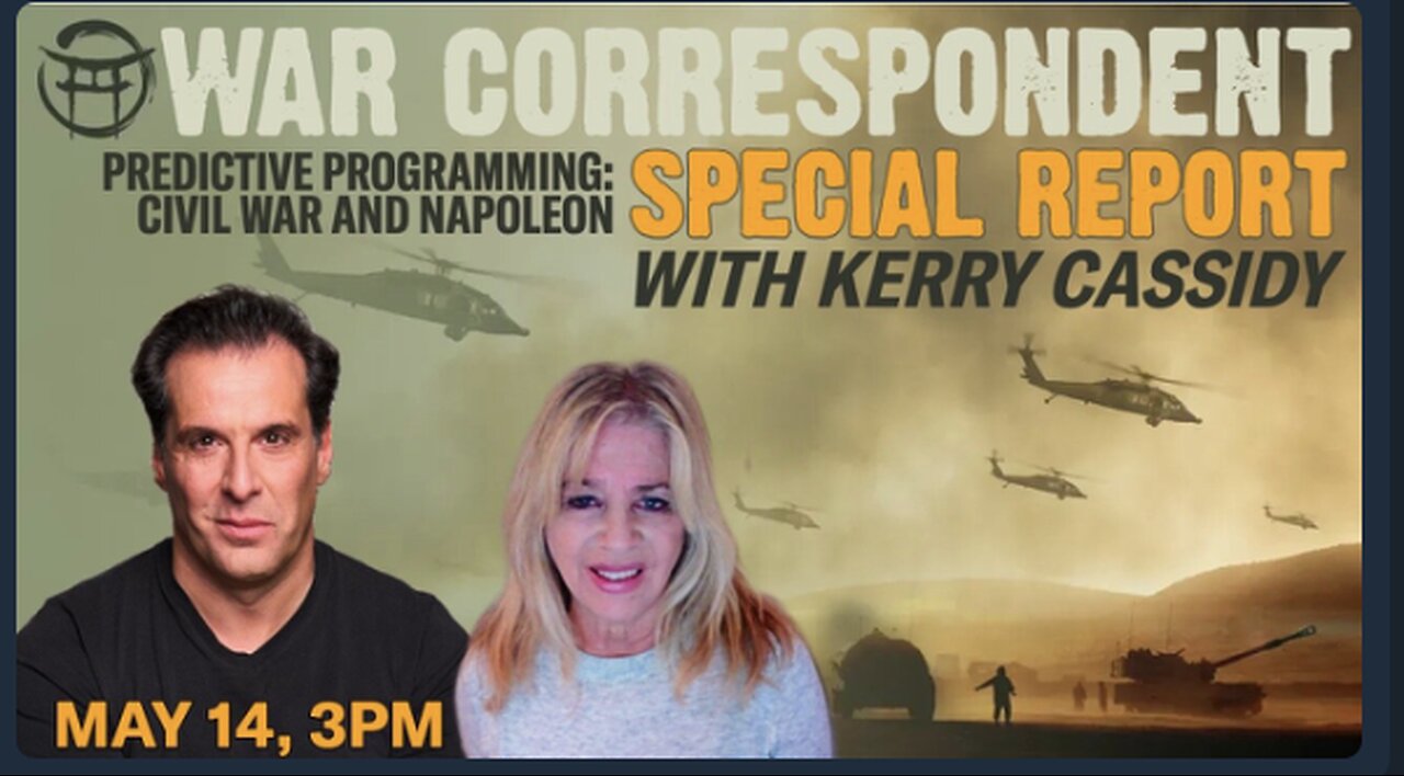 KERRY ON WITH JEAN CLAUDE : WAR CORRESPONDENT MAY 14TH SHOW