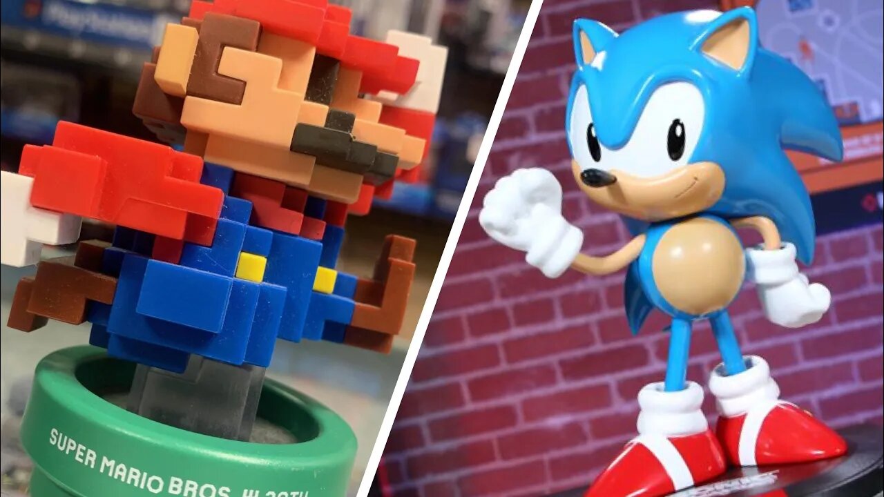 SONIC vs MARIO | Edição de colecionador do Super Mario e Sonic