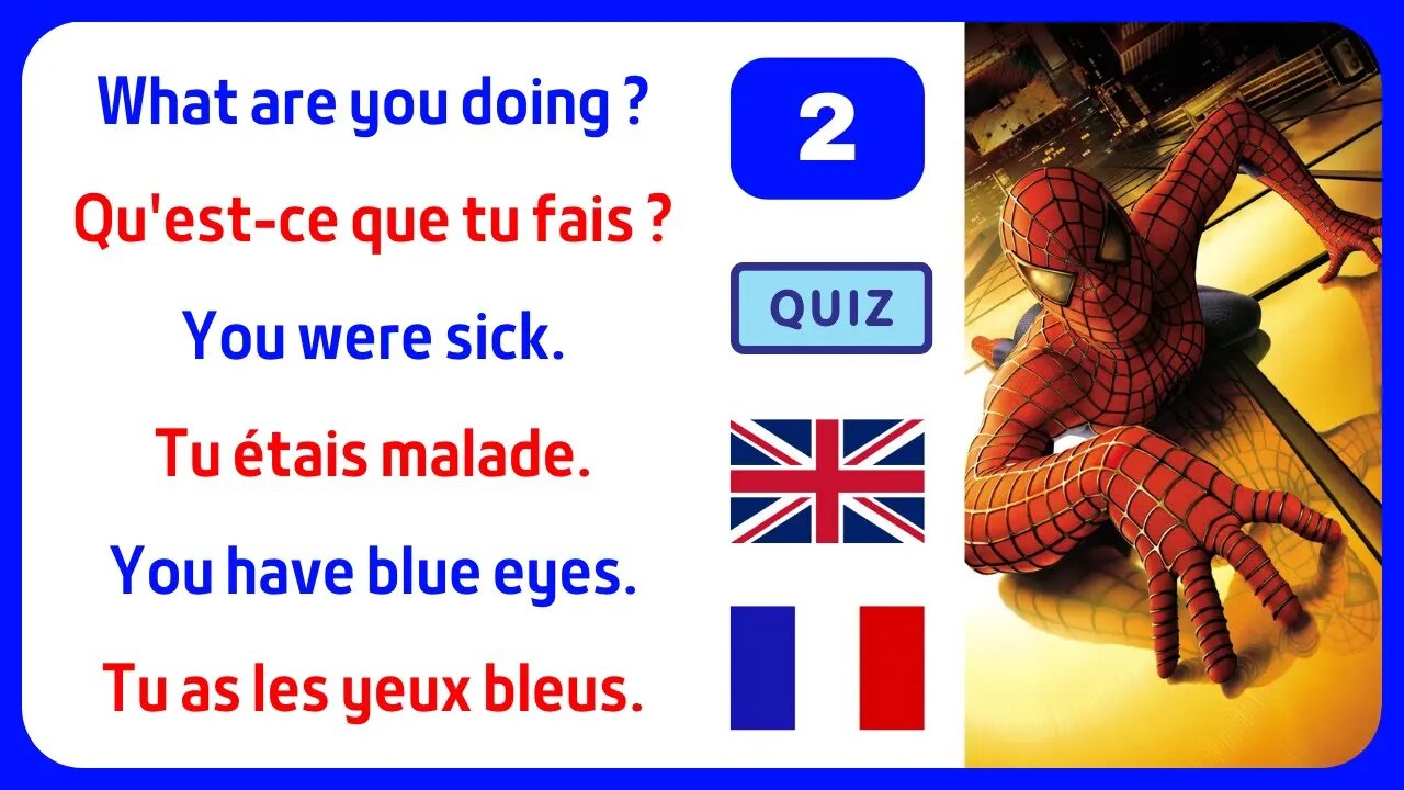 Testez et améliorez votre anglais avec Spider-Man 📚 Part 2