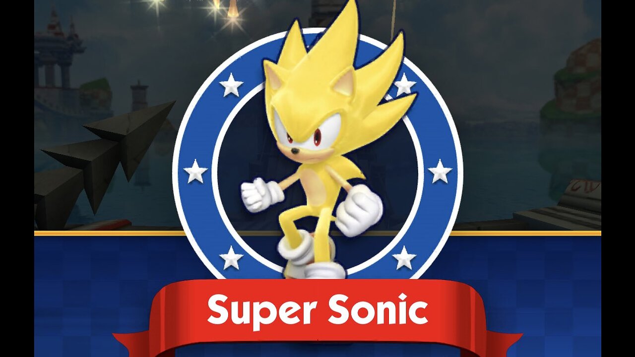 Sonic Dash - Super Sonic Gameplay (iOS)