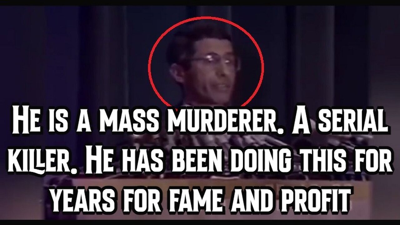 He is a mass murderer. A serial killer. He has been doing this for years for fame and profit