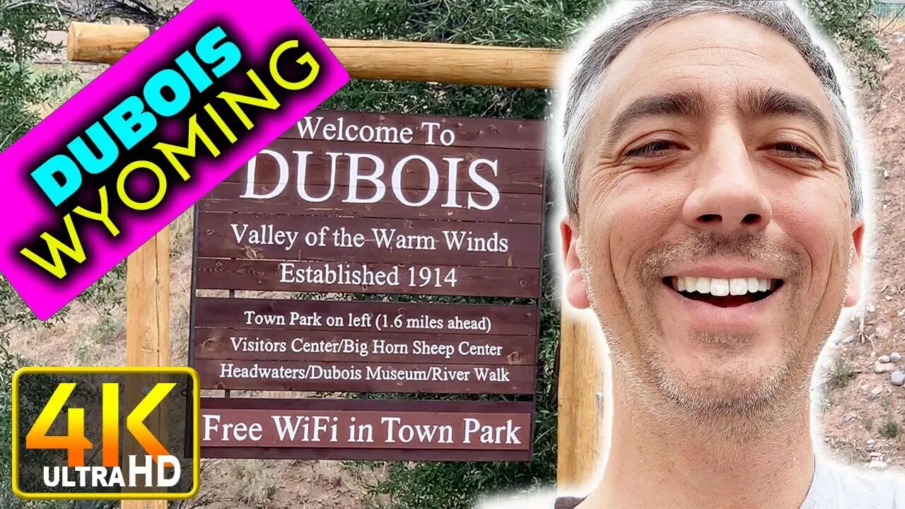 Dubois Wyoming Popular Small Town Near Yellowstone (4k UHD)