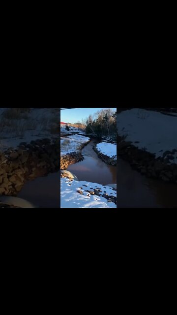 The last bit of snow before spring in Canada