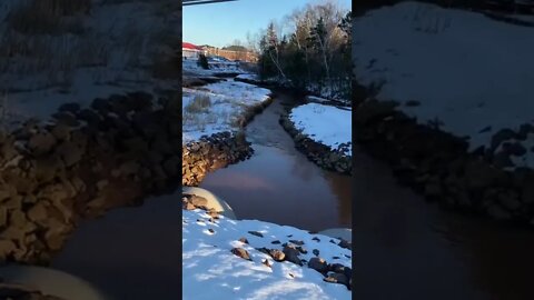 The last bit of snow before spring in Canada
