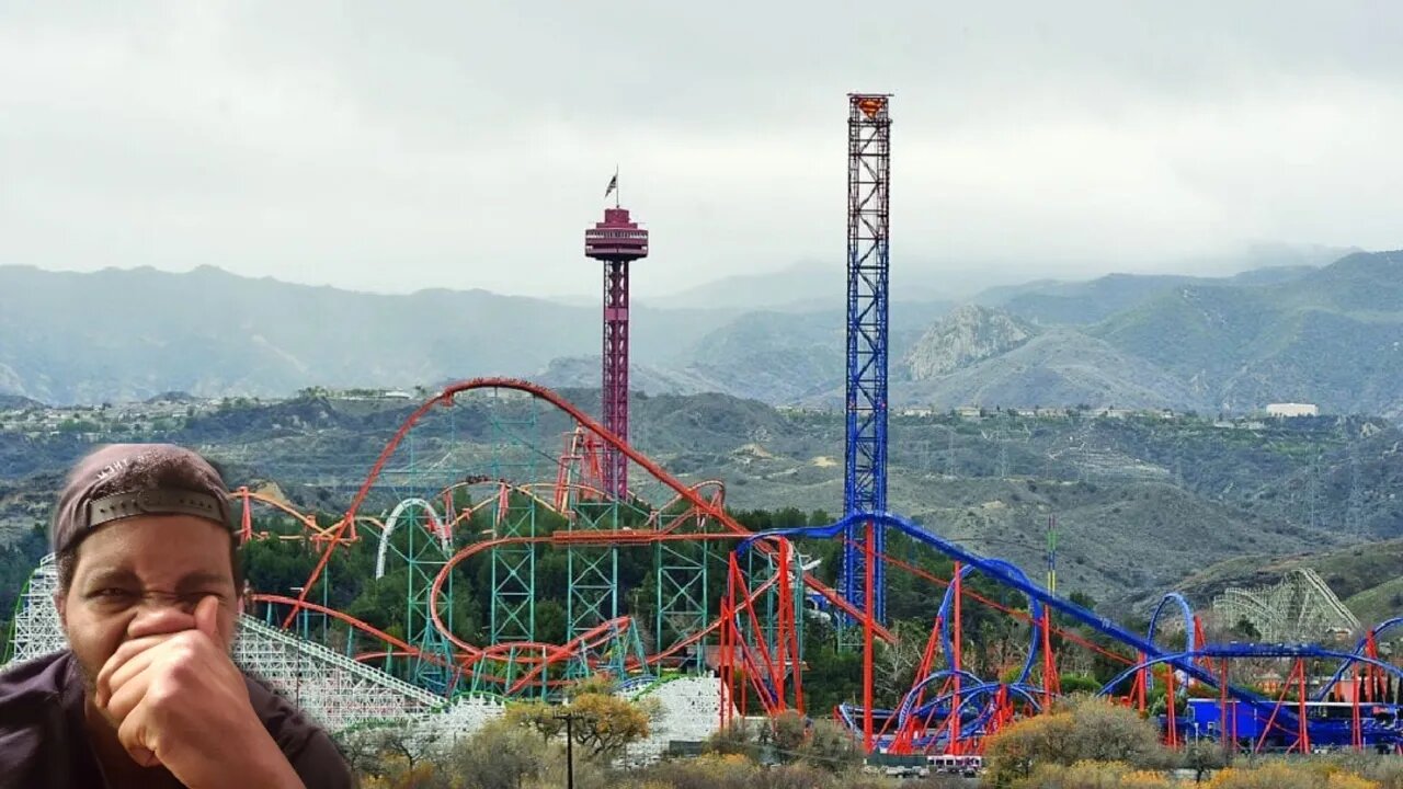 Local man visits Six Flags Magic Mountain...