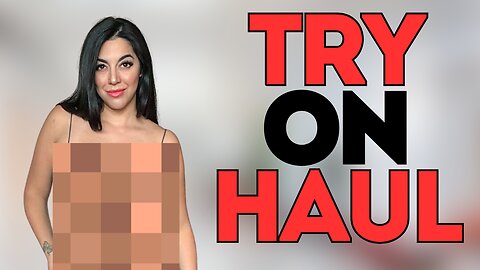 BLACK BIKINI AND DRESS TRY ON HAUL! 