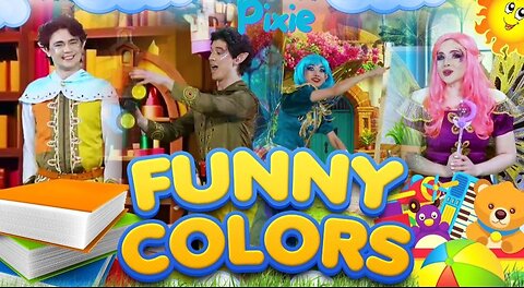 Funny Colors🖍️🎨 | Pixie Kids Song🎶