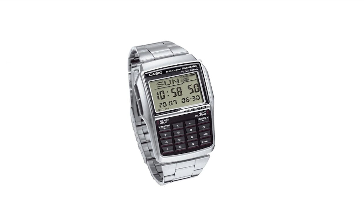 Casio aço inoxidável com calculadora DBC-32D-1ADF