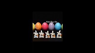Happy Easter - crochet bunny rabbit stroll