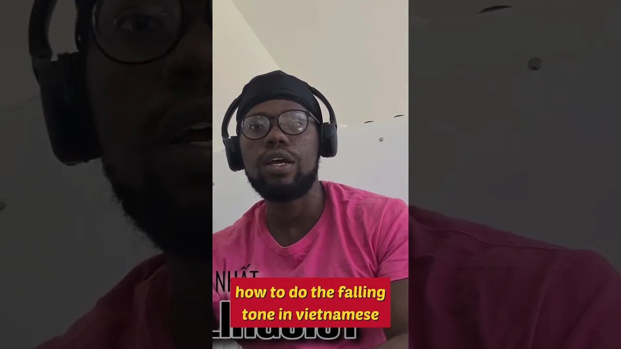 how to do a vietnamese falling tone