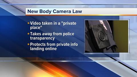 Police body camera law signed by Michigan governor