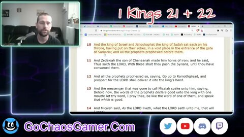 1 Kings 21 + 22 King James Version Bible (Audio 2022 KJV)