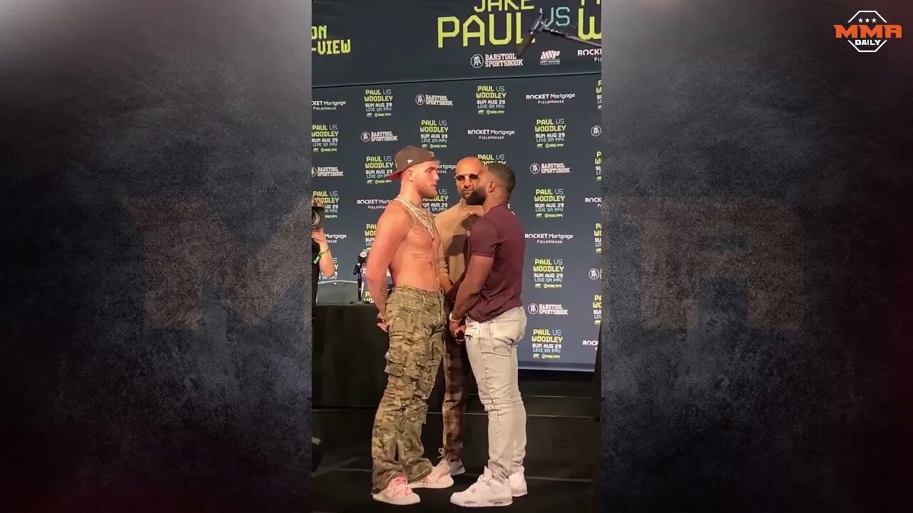 Jake Paul & Tyron Woodley Face off