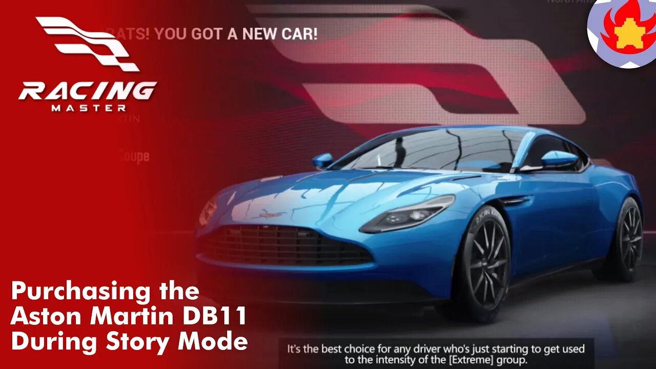 Purchasing the Aston Martin DB11 During Story Mode | Racing Master