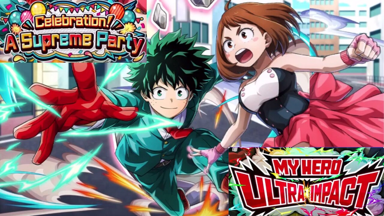 My Hero Ultra Impact(Global): Celebration! A Supreme Party Story Event