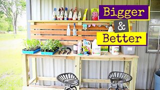 Garden Potting Bench Build