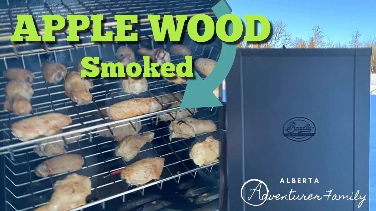 SMOKING CHICKEN WINGS IN BRADLEY SMOKER |HIKE NORTH SASKATCHEWAN RIVER EDMONTON RIVER VALLEY VLOG