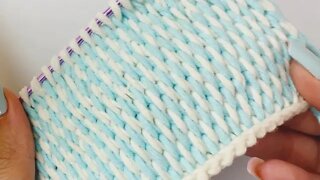 🧶Super Easy Tunisian Crochet Baby Blanket For Beginners